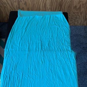 light blue maxi skirt